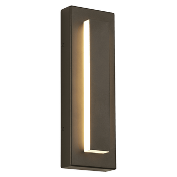 Aspen 15" Outdoor Wall Sconce in Charcoal