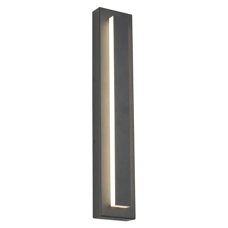 Aspen 26" Outdoor Wall Sconce in Charcoal