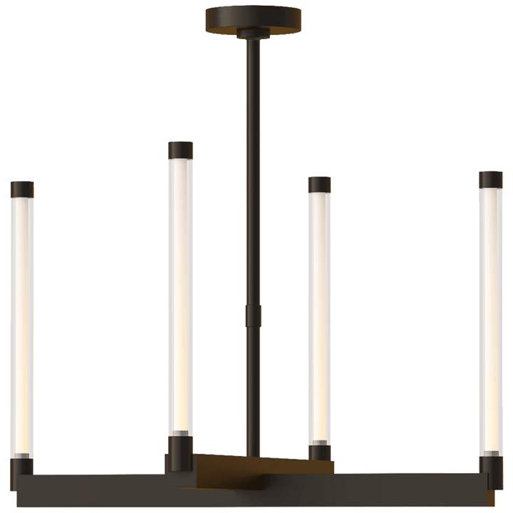 Phobos Medium Chandelier, a premium Chandelier light by Visual Comfort & Co. Close - up image of its design.