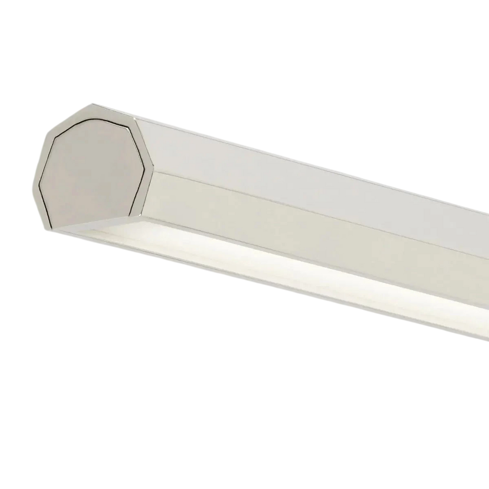 Plural Faceted 18 Picture Light, a premium Wall light by Visual Comfort & Co. Close - up image of its design.