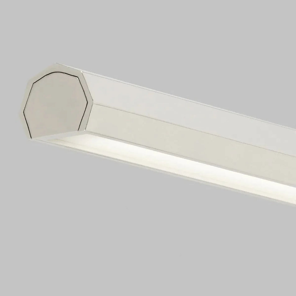 Plural Faceted 18 Picture Light, a premium Wall light by Visual Comfort & Co. Close - up image of its design.