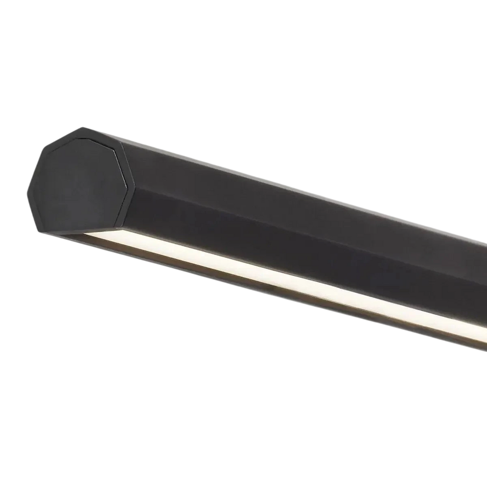 Plural Faceted 18 Picture Light, a premium Wall light by Visual Comfort & Co. Close - up image of its design.