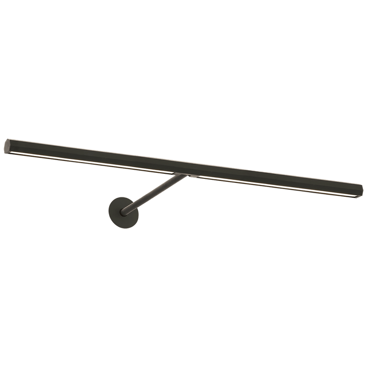 Plural Faceted 18 Picture Light in Dark Bronze