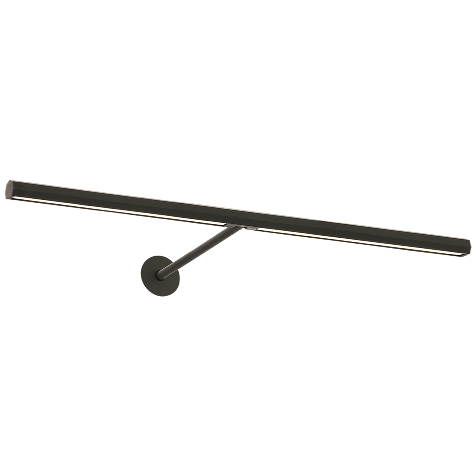 Plural Faceted 18 Picture Light in Dark Bronze