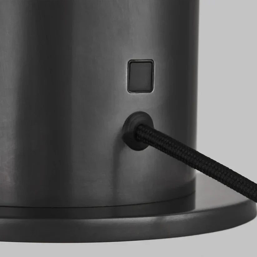 Ebell Medium Table Lamp, a premium Decorative light by Visual Comfort & Co. Close - up image of its design.