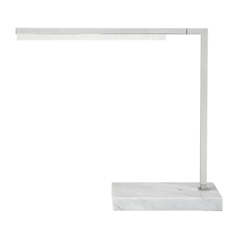 Klee 18" Table Lamp in Polished Nickel