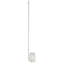 Klee 70" Floor Lamp in Polished Nickel and Marble