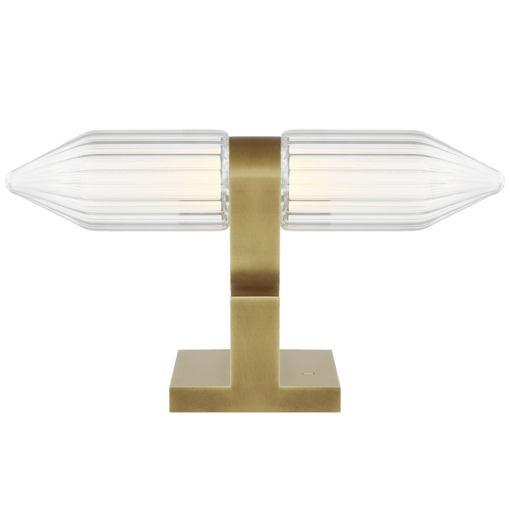 Langston Table Lamp in Plated Brass