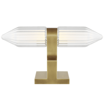 Langston Table Lamp in Plated Brass