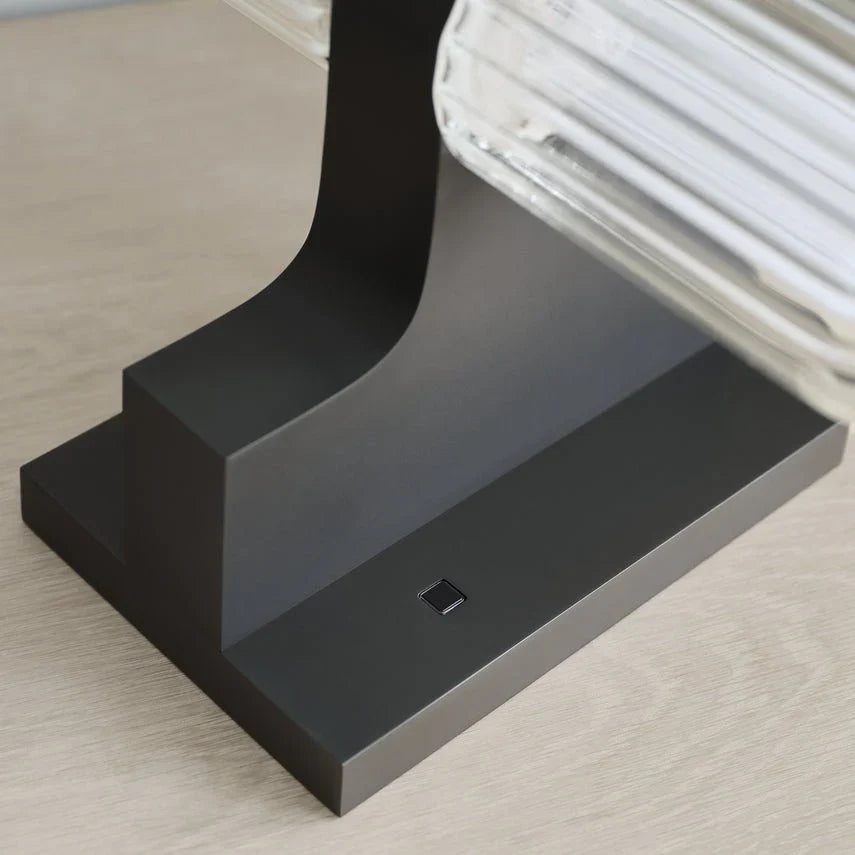 Langston Table Lamp, a premium Decorative light by Visual Comfort & Co. Close - up image of its design.