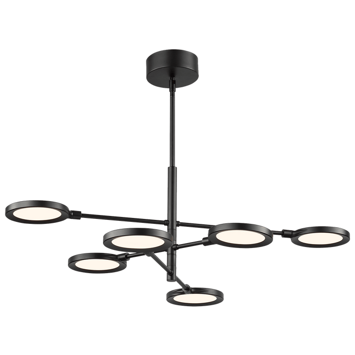 Spectica 6 Chandelier in Matte Black