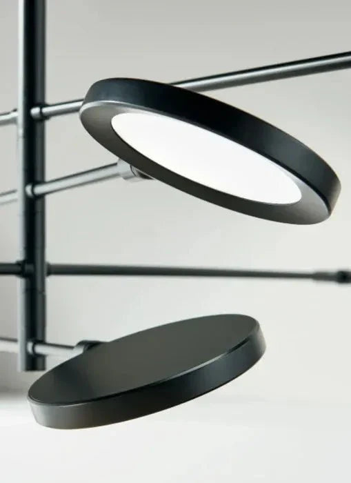 Spectica 6 Chandelier, a premium Chandelier light by Visual Comfort & Co. Close - up image of its design.