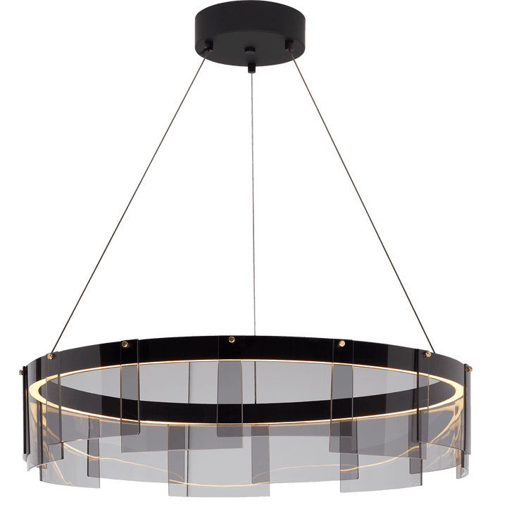 Stratos 30 Chandelier, a premium Chandelier light by Visual Comfort & Co. Close - up image of its design.