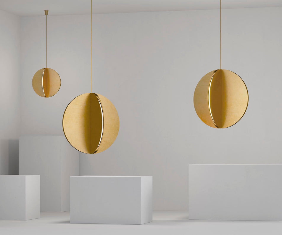 Bau 18 Pendant in Nightshade Black