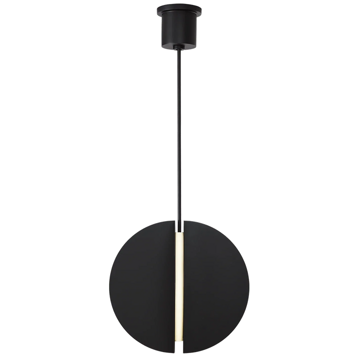 Bau 18 Pendant, a premium Pendant light by Visual Comfort. Close - up image of its design.