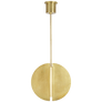 Bau 18" Pendant in Natural Brass