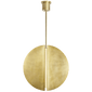 Bau 28" Pendant in Natural Brass