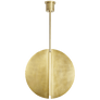 Bau 28" Pendant in Natural Brass