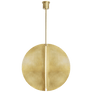 Bau 36" Pendant in Natural Brass