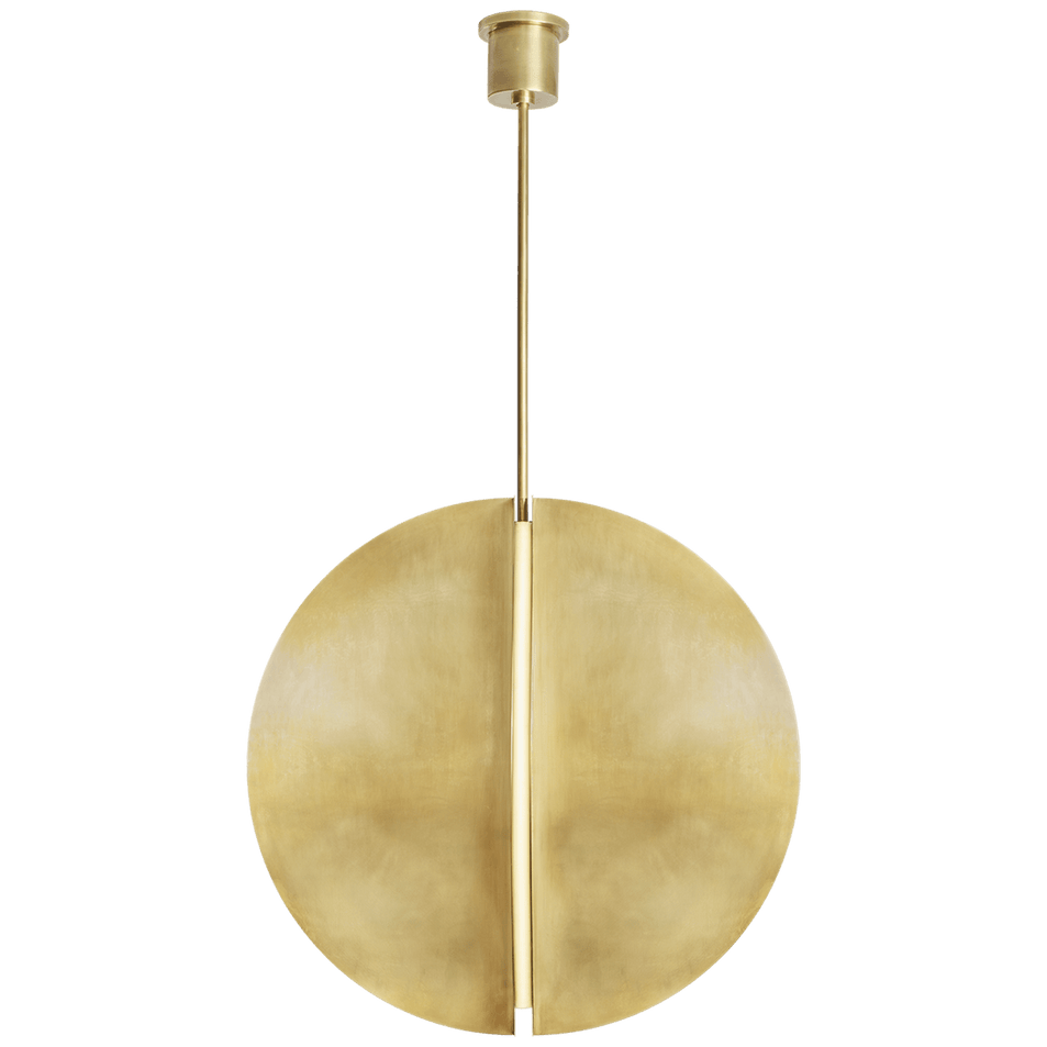 Bau 36" Pendant in Natural Brass