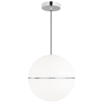 Hanea X-Large Pendant in Chrome