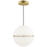 Hanea X-Large Pendant in Natural Brass