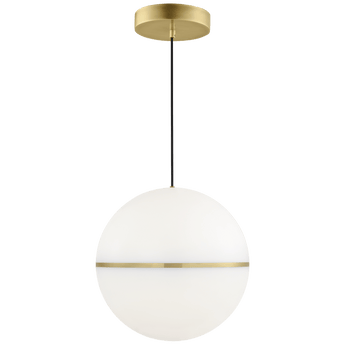 Hanea X-Large Pendant in Natural Brass