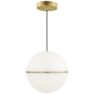 Hanea X-Large Pendant in Natural Brass