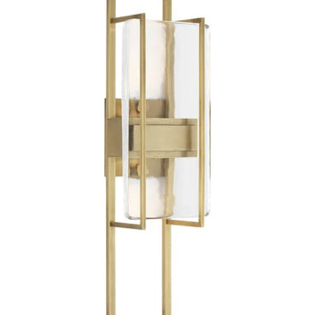 Duelle Medium Wall Sconce, a premium Wall light by Visual Comfort & Co. Close - up image of its design.