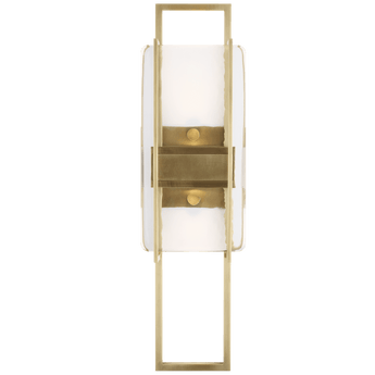 Duelle Medium Wall Sconce in Natural Brass