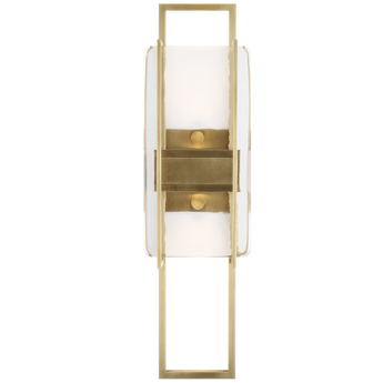 Duelle Medium Wall Sconce in Natural Brass