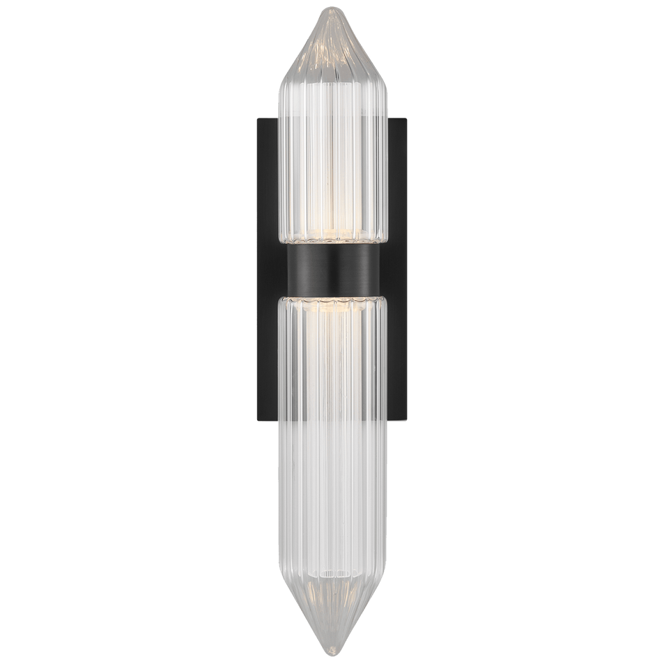 Langston Large Wall Sconce, a premium Decorative light by Visual Comfort & Co. Close - up image of its design.