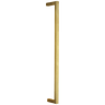 Stagger Small Wall Sconce in Natural Brass