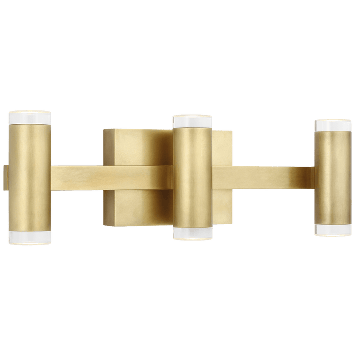 Dobson II 3 - Light Bath, a premium Bath light by Visual Comfort & Co. Close - up image of its design.