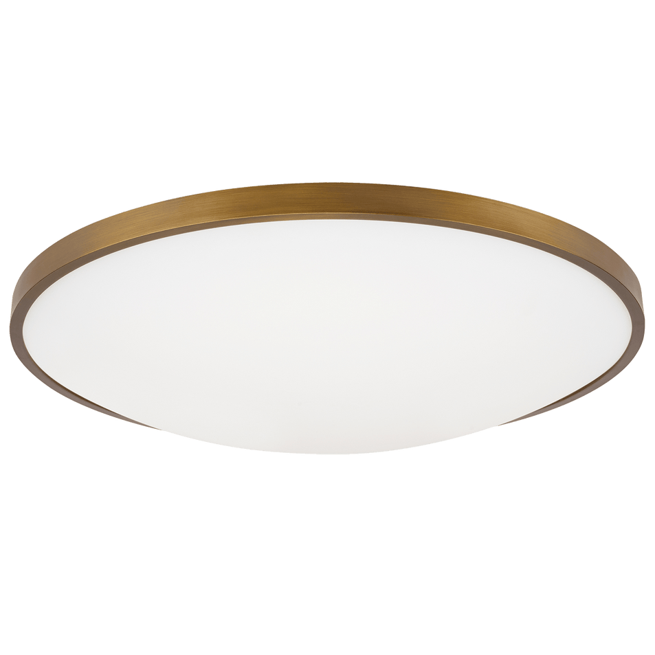 Vance 18 Flush Mount, a premium Flush Mount light by Visual Comfort & Co. Close - up image of its design.