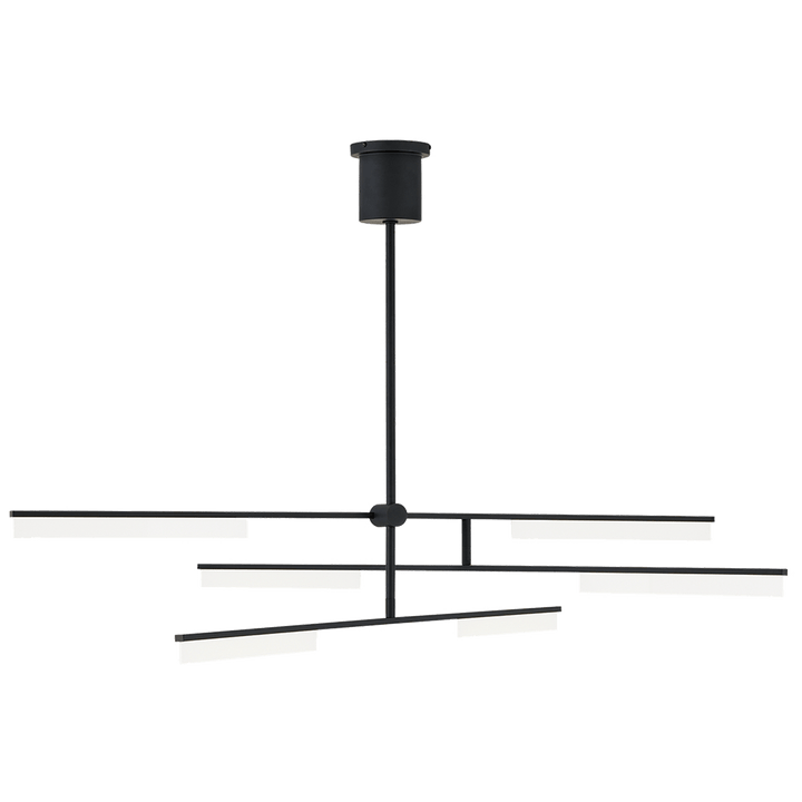 Klee 6 - Light Chandelier, a premium Chandelier light by Visual Comfort & Co. Close - up image of its design.