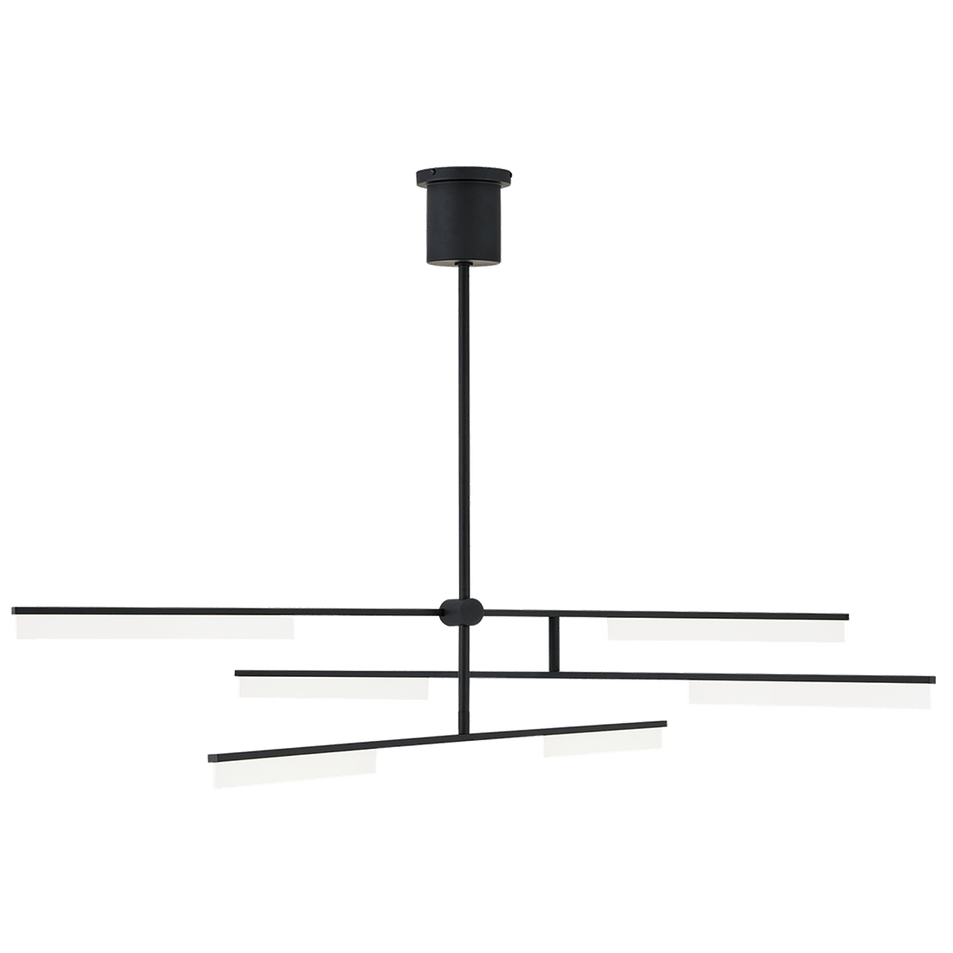 Klee 6 - Light Chandelier, a premium Chandelier light by Visual Comfort & Co. Close - up image of its design.