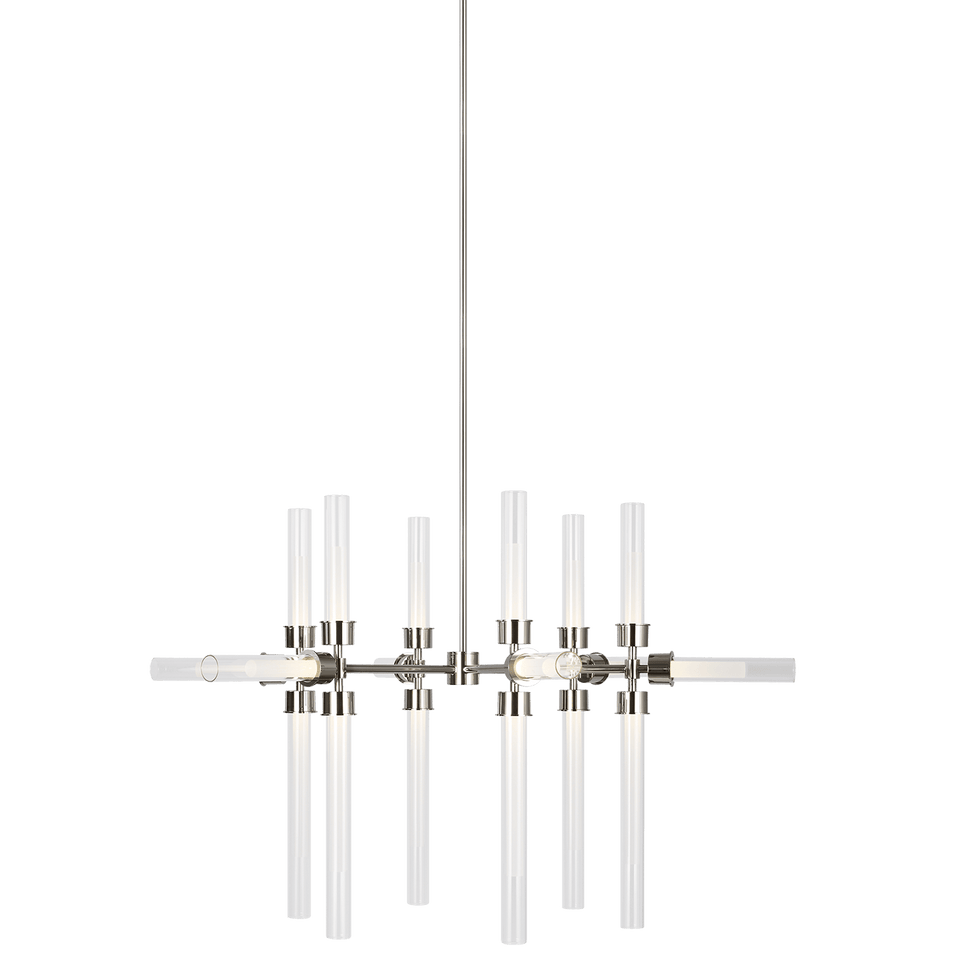 Linger 18 - Light Chandelier, a premium Chandelier light by Visual Comfort & Co. Close - up image of its design.