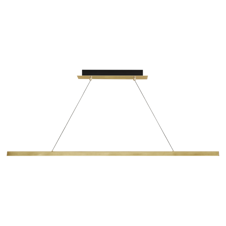 Dessau 48 Linear Suspension natural brass 2700K/3000K Selectable 90 CRI led 90 cri selectable 2700k-3000k 120v 