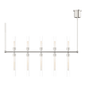 Linger 48 Linear Suspension, a premium Linear light by Visual Comfort & Co. Close - up image of its design.