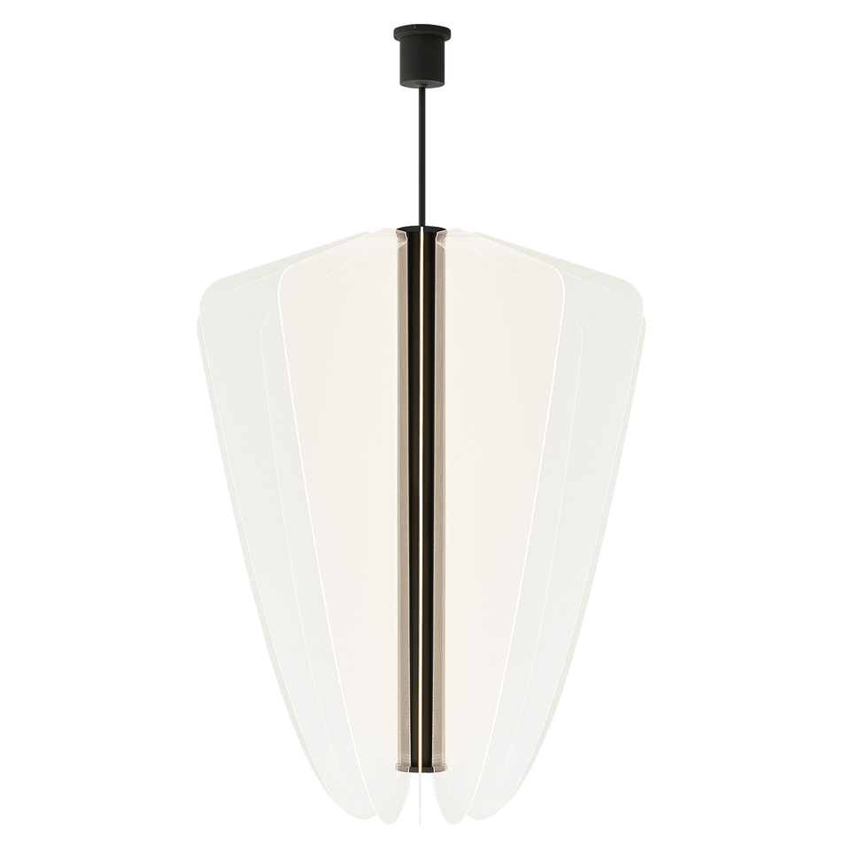 Nyra 42 Chandelier, a premium Chandelier light by Visual Comfort & Co. Close - up image of its design.