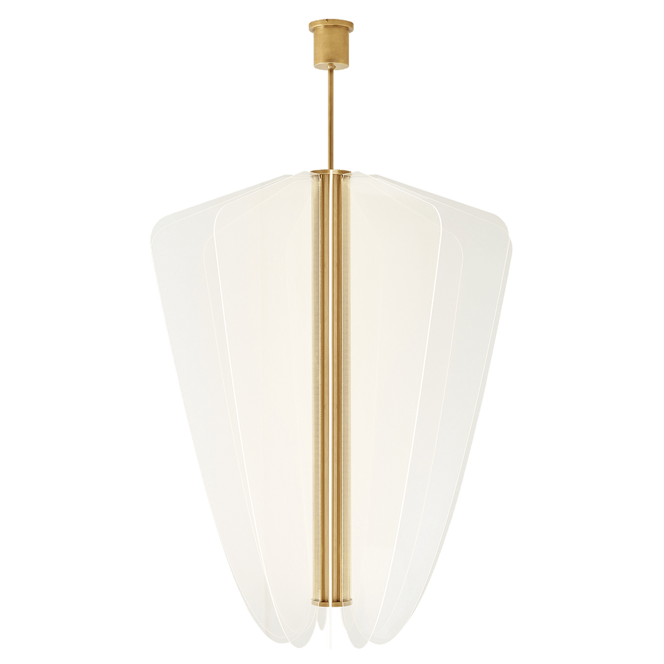 Nyra 42 Chandelier, a premium Chandelier light by Visual Comfort & Co. Close - up image of its design.