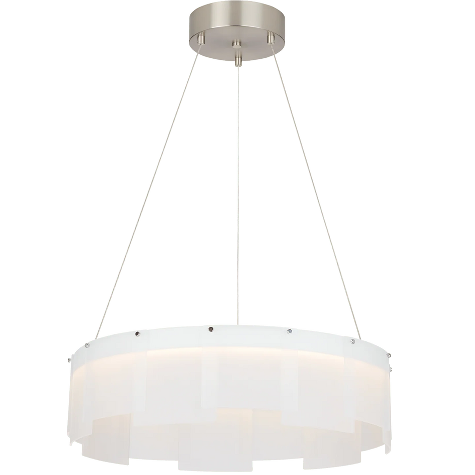 Stratos 30 Chandelier, a premium Chandelier light by Visual Comfort & Co. Close - up image of its design.