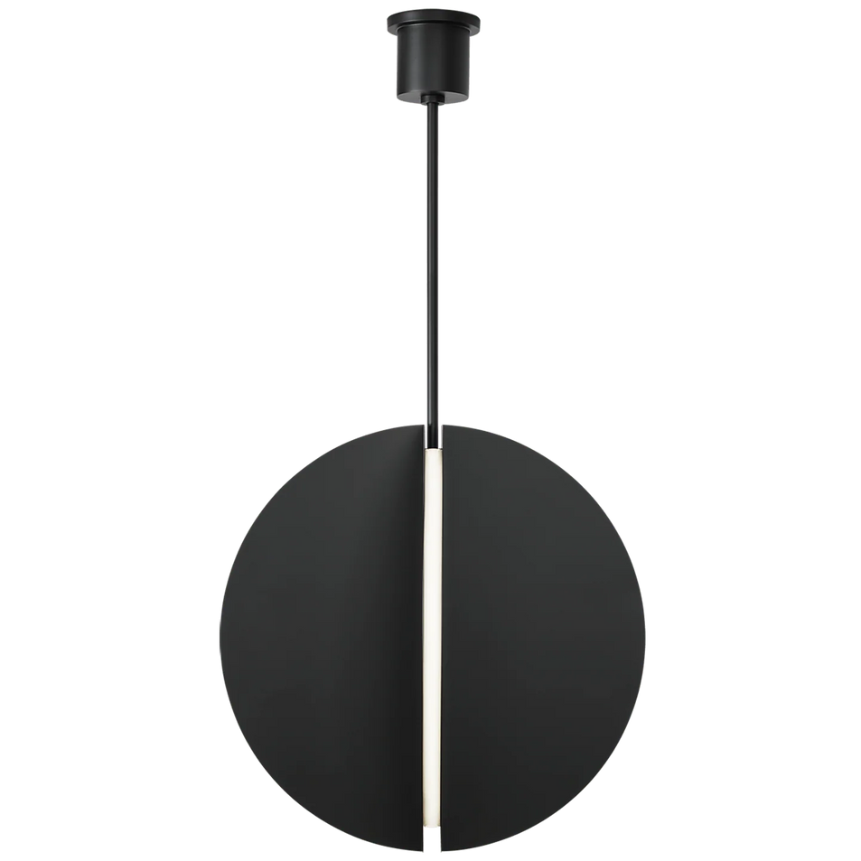 Bau 28" Pendant, a premium Pendant light by Visual Comfort & Co. Close - up image of its design.