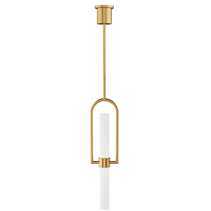 Calumn Pendant, a premium Pendant light by Visual Comfort & Co. Close - up image of its design.