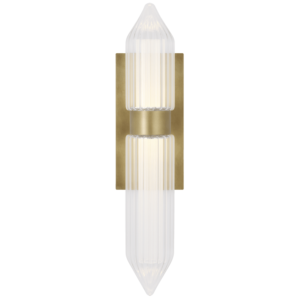 Langston Large Wall Sconce, a premium Decorative light by Visual Comfort & Co. Close - up image of its design.