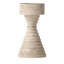 Travertine / Ø12 x H 24 cm