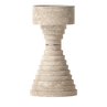 Travertine / Ø12 x H 24 cm
