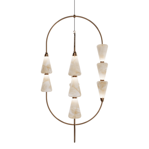 Volano Double Pendant Chandelier