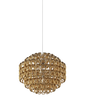 Lampada a sospensione Minigiogali SP 65 - Glossy Chrome / Cristallo Oro